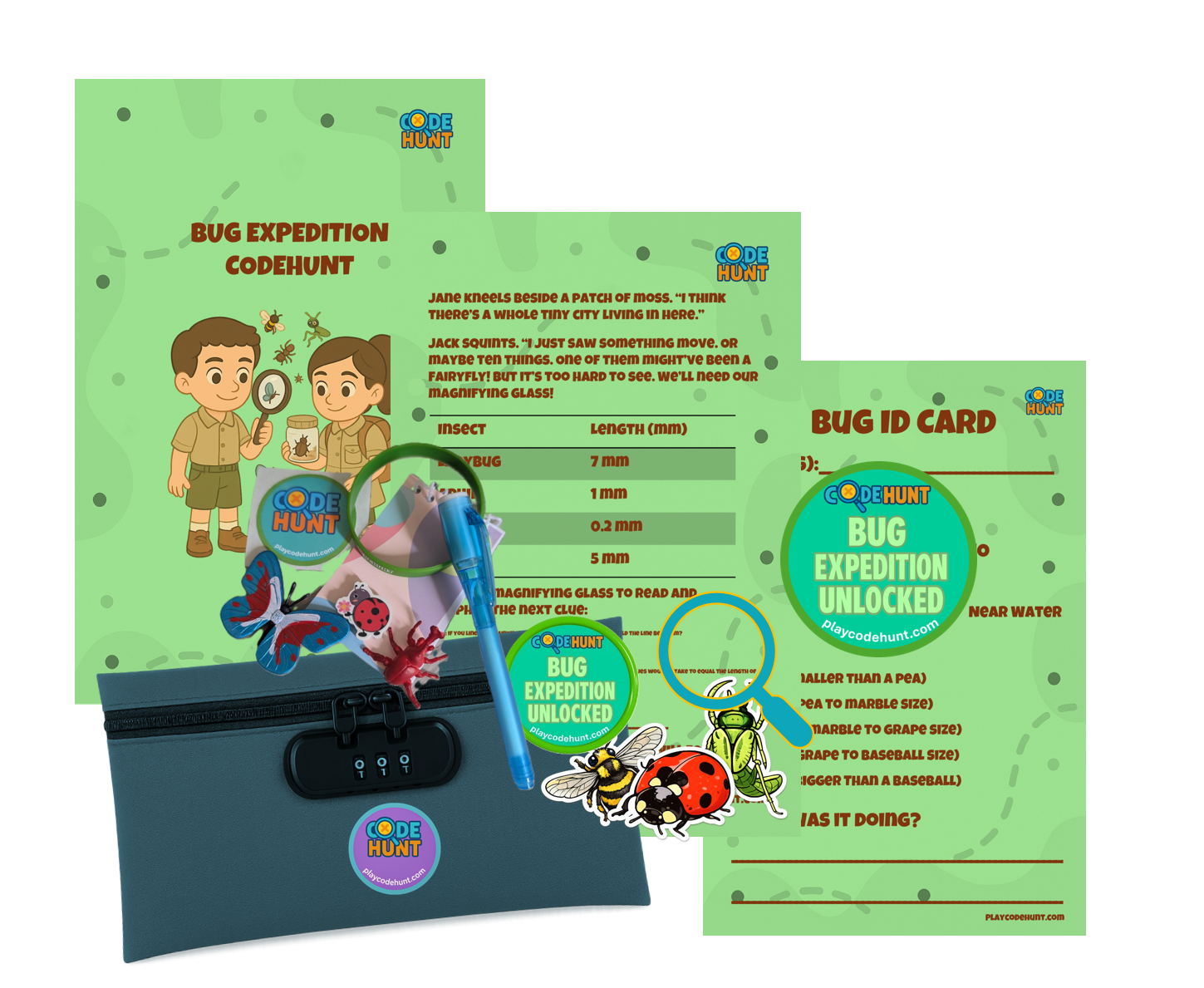 Bug Expedition CodeHunt Kit